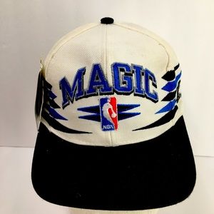 Vtg 90s NBA Retro Orlando Magic Logo Athletic Snapback Hat Cap NWT